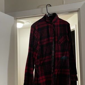Brand new red flannel